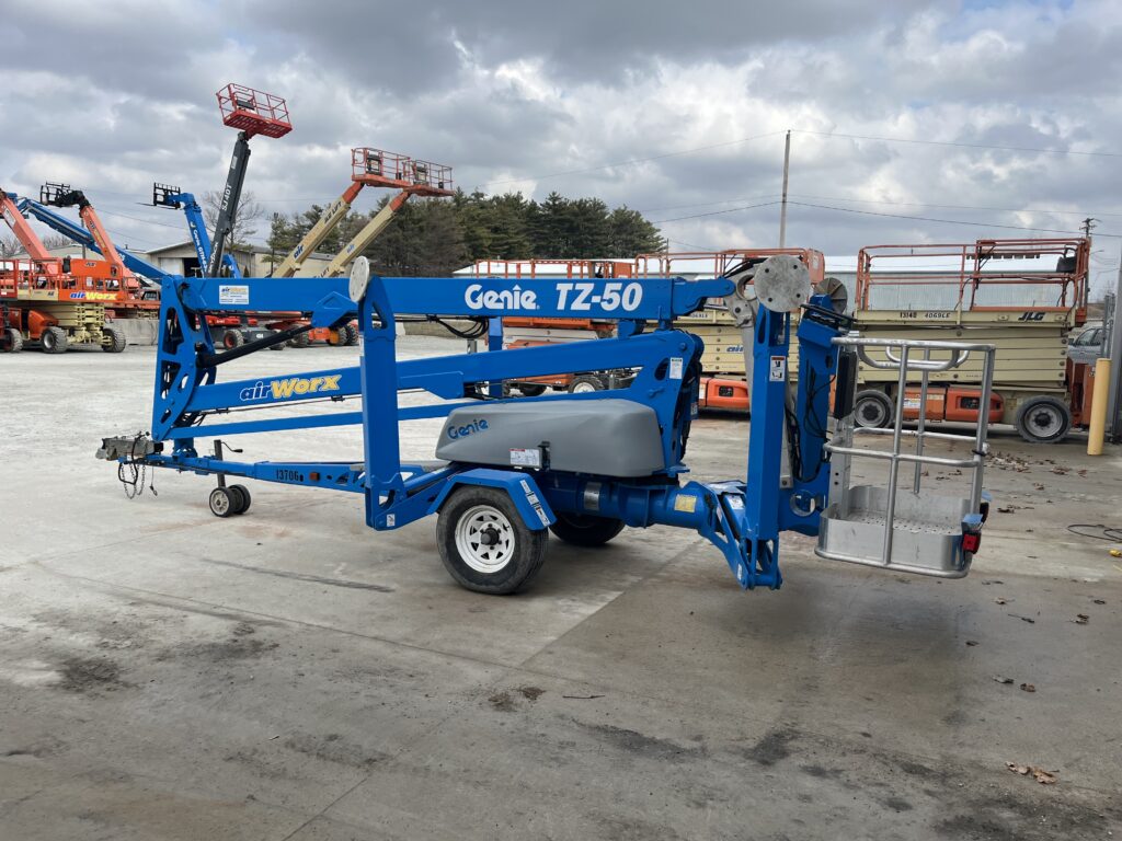 2015 Genie TZ-50 – 50′ Electric Towable Boom Lift