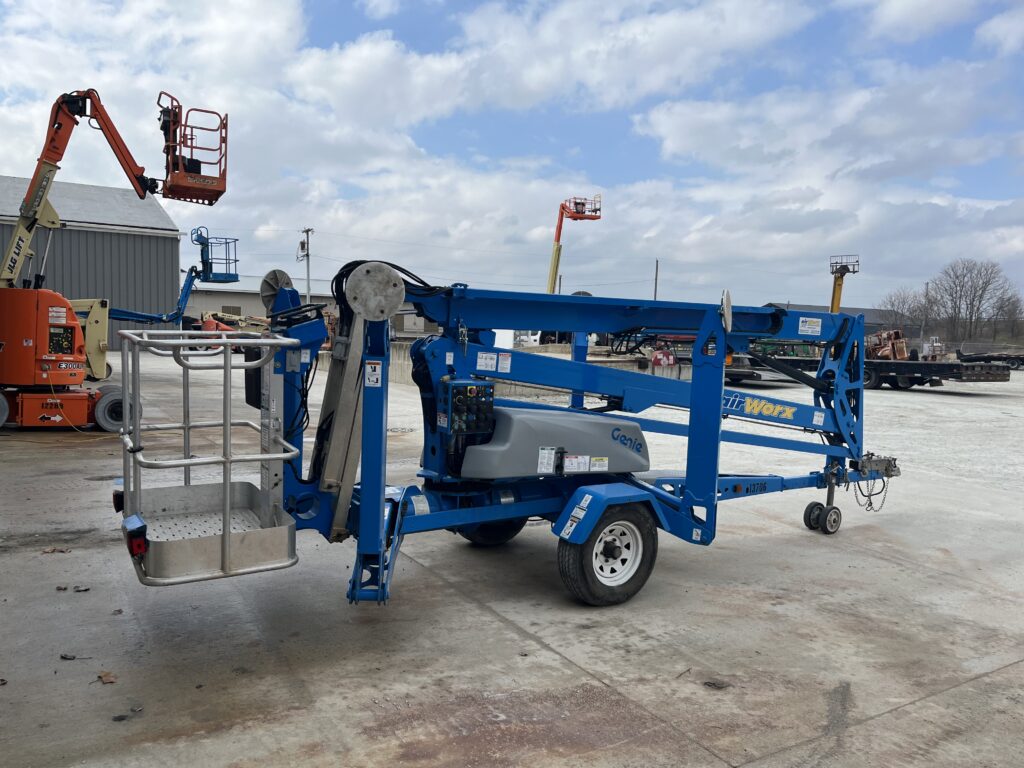 2015 Genie TZ-50 – 50′ Electric Towable Boom Lift