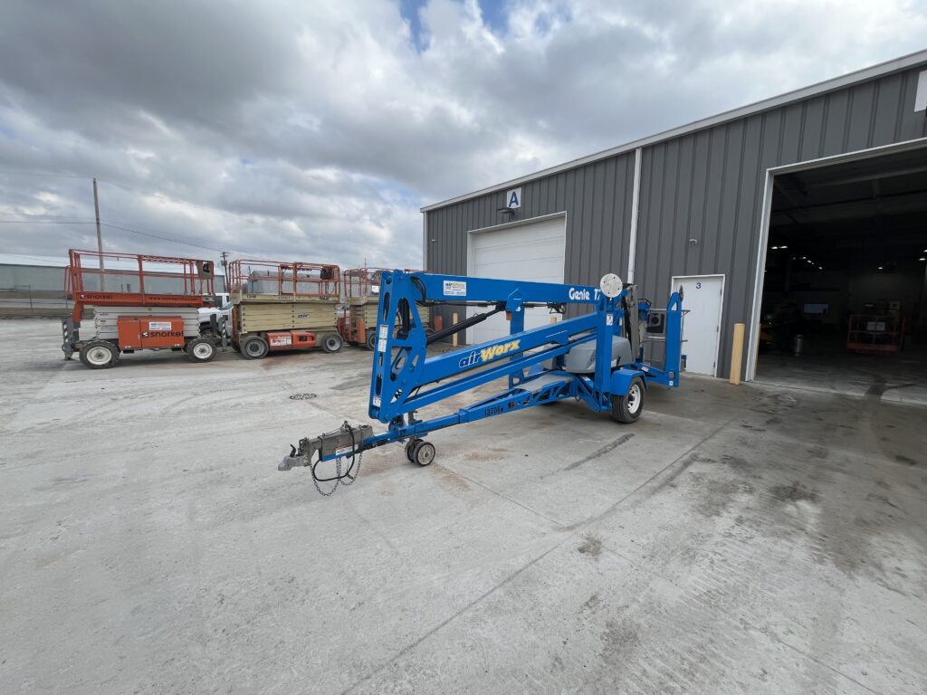 2015 Genie TZ-50 – 50′ Electric Towable Boom Lift