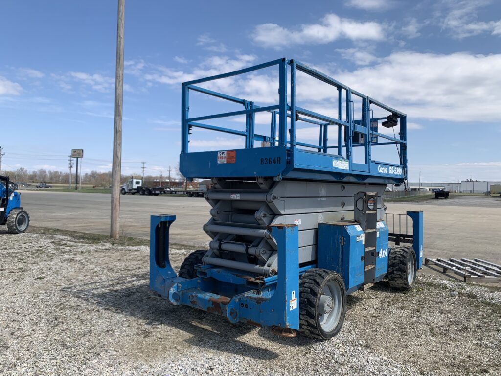 2011 Genie GS-5390 RT – 53′ Diesel Rough Terrain Scissor Lift