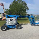 2014 Genie Z-34/22 RT – 34′ Dual-Fuel Rough Terrain Articulated Boom Lift