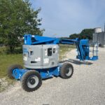 2014 Genie Z-34/22 RT – 34′ Dual-Fuel Rough Terrain Articulated Boom Lift