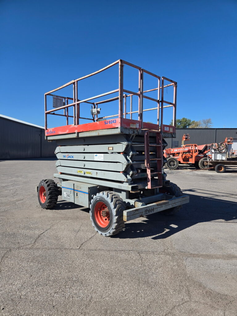 2006 Skyjack SJ8243RT – 43′ Rough Terrain Scissor Lift