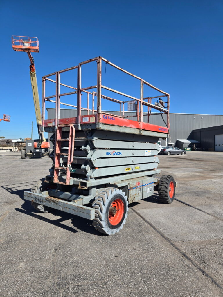 2006 Skyjack SJ8243RT – 43′ Rough Terrain Scissor Lift