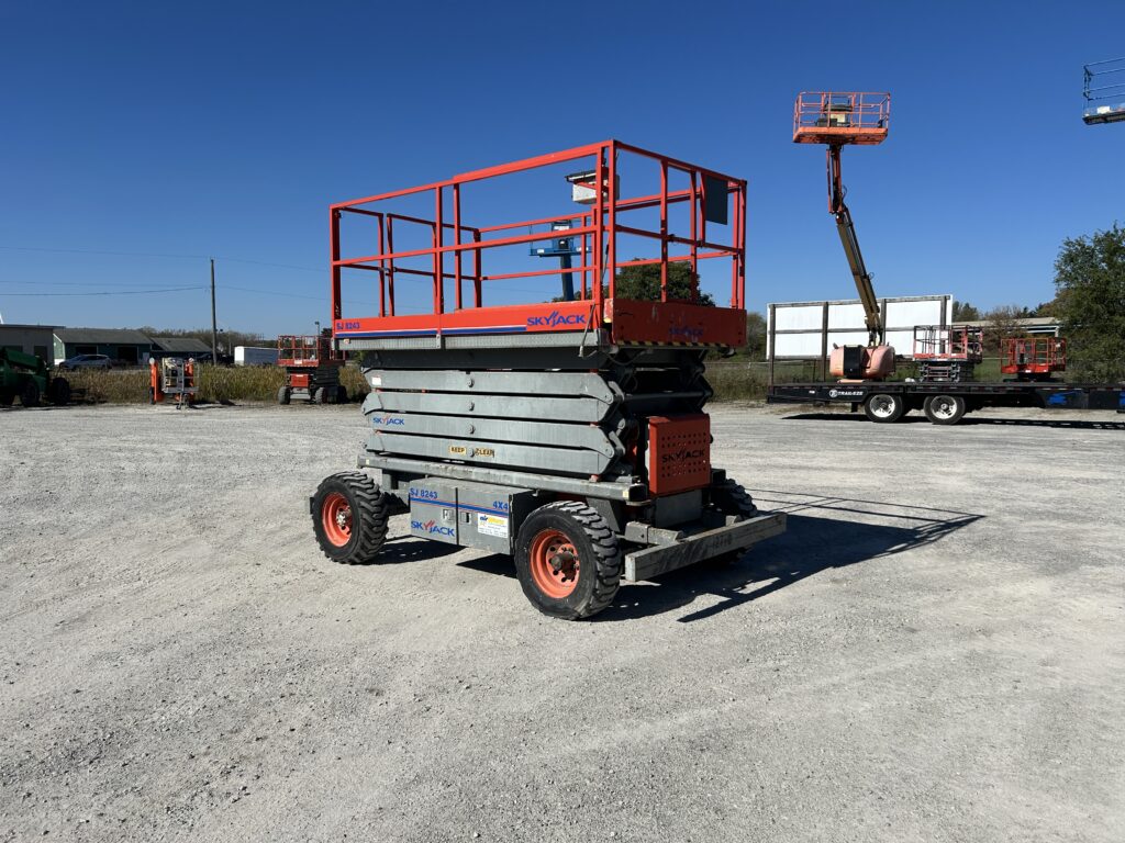 2006 Skyjack SJ8243RT – 43′ Diesel Rough Terrain Scissor Lift