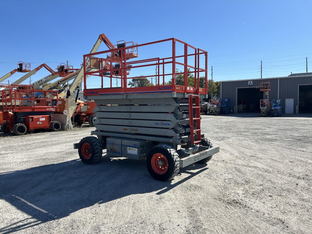 2006 Skyjack SJ8243RT – 43′ Diesel Rough Terrain Scissor Lift