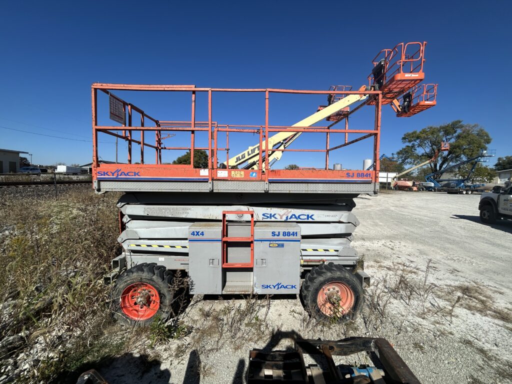 2006 Skyjack SJ8841RT – 41′ Rough Terrain Scissor Lift